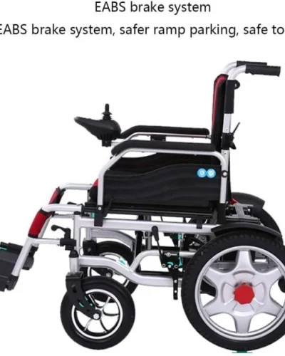 كرسي كهربائي بطارية واحدة – قابل للطي – خفيف الوزن – ماركة اوميجا