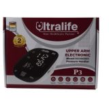 جهاز قياس الضغط ديجيتال Ultralife P3 بشاشة LED وذاكرة مزدوجه